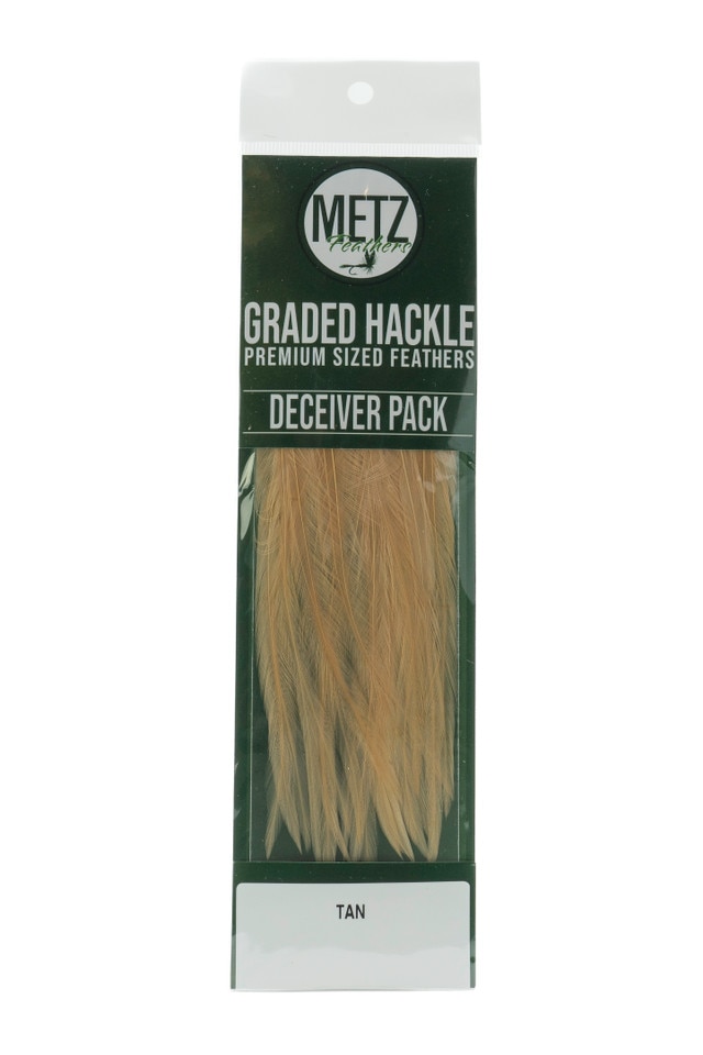 Umpqua / Metz Hackle Deceiver Streamer Pack in Tan